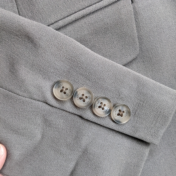 Express Women's Blazer Pencil Skirt Suit Set in Taupe - Picture 9 of 15